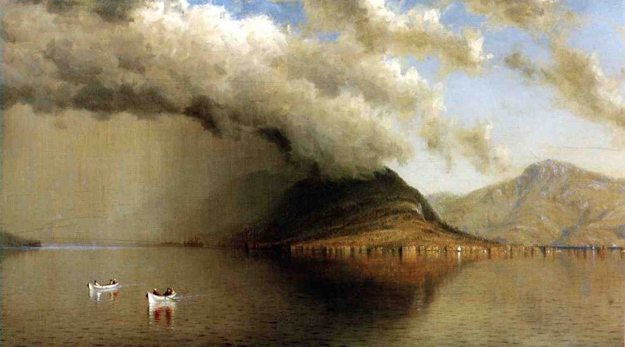 Sanford Robinson Gifford A Sudden Storm, Lake George
